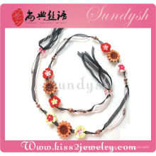 Meistverkaufte handgemachte Mode Perlen Blume Juwel Gürtel